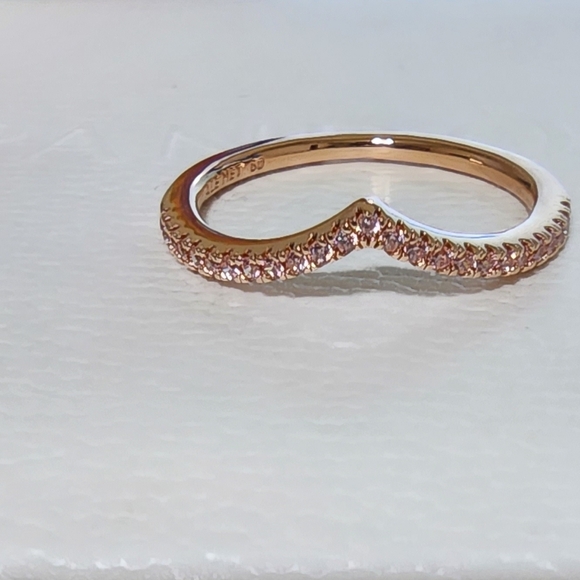 Pandora Timeless Wish Sparkling Pink Ring size 48 - Picture 5 of 9